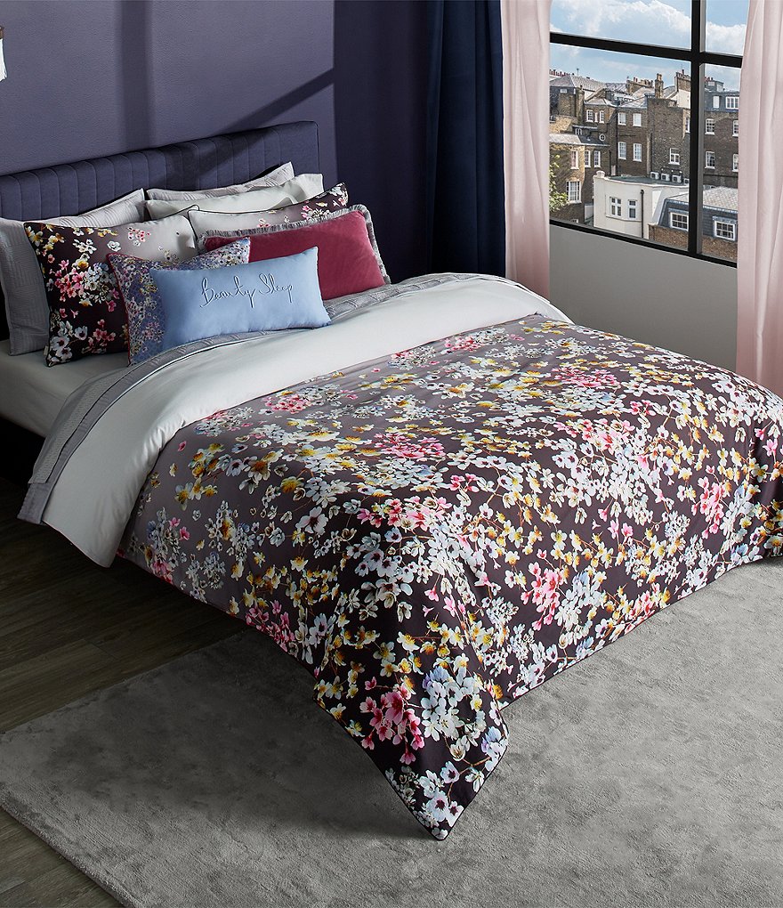 Ted Baker London Jasmine Floral Black Comforter Mini Set