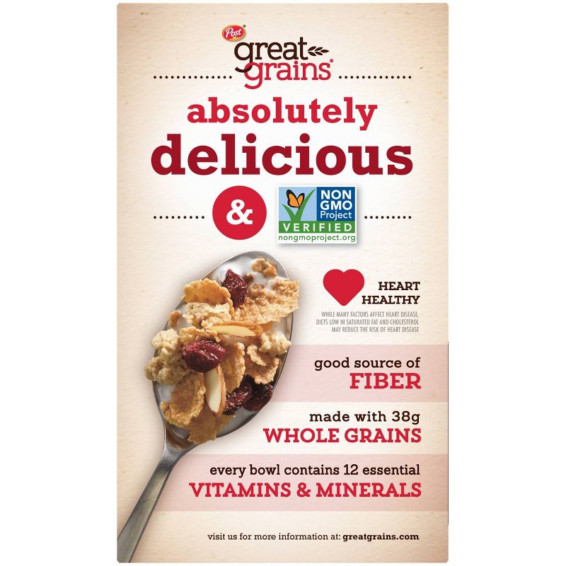 Great Grains Cranberry Almond Crunch Breakfast Cereal - 14oz - Post
