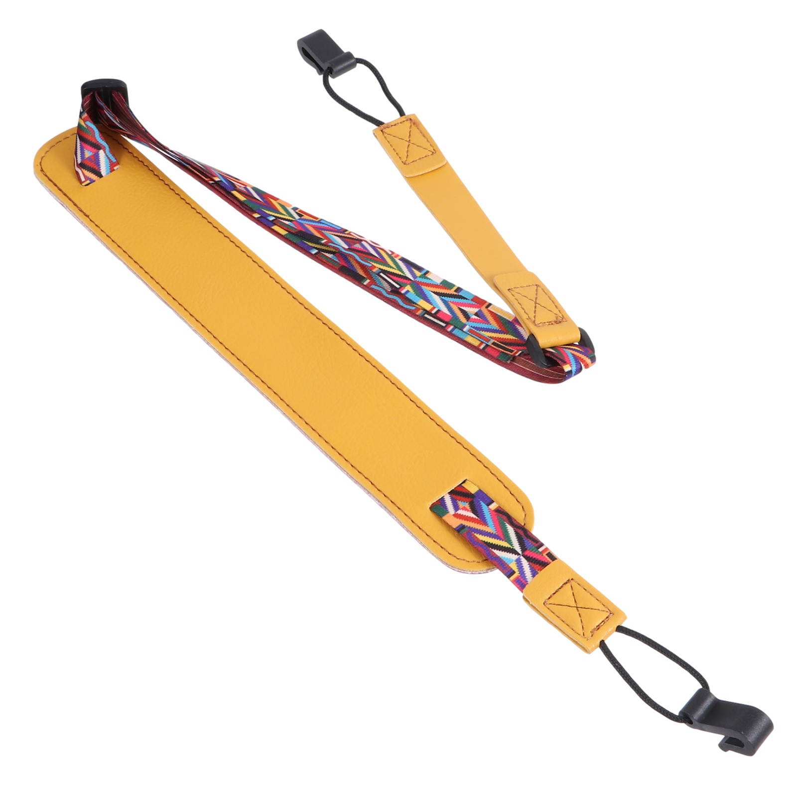 Ukulele Strap No Drill Adjustable Double J Hook Ukulele Shoulder Strap