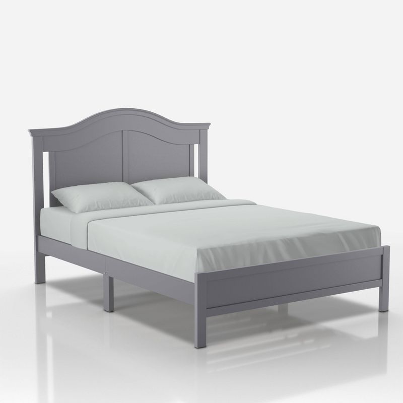 Full Marbry Platform Bed Gray - miBasics