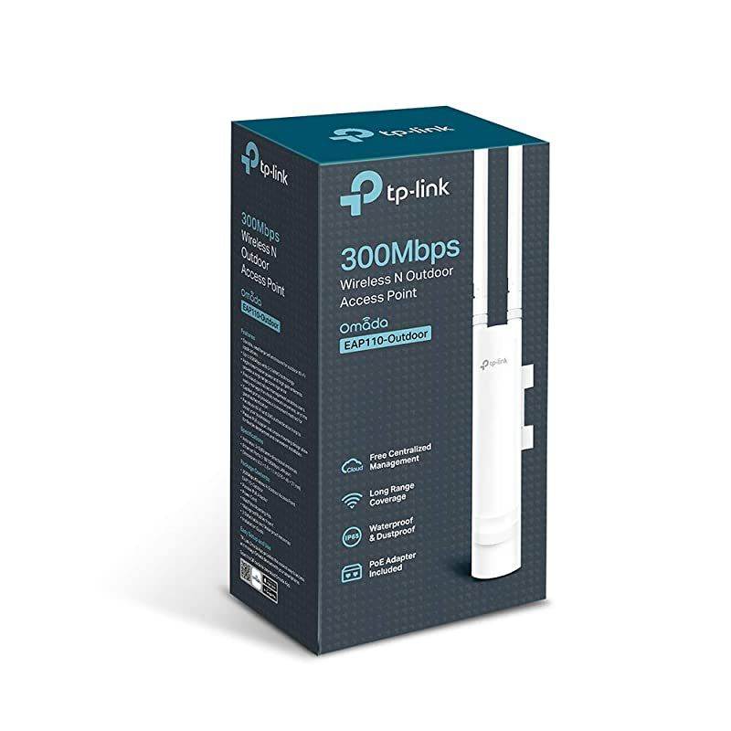 EAP110Outdoor V3 N300 Long Range 11n 24G Wireless Outdoor Access Point Flexible Installation Free EAP Controller Software