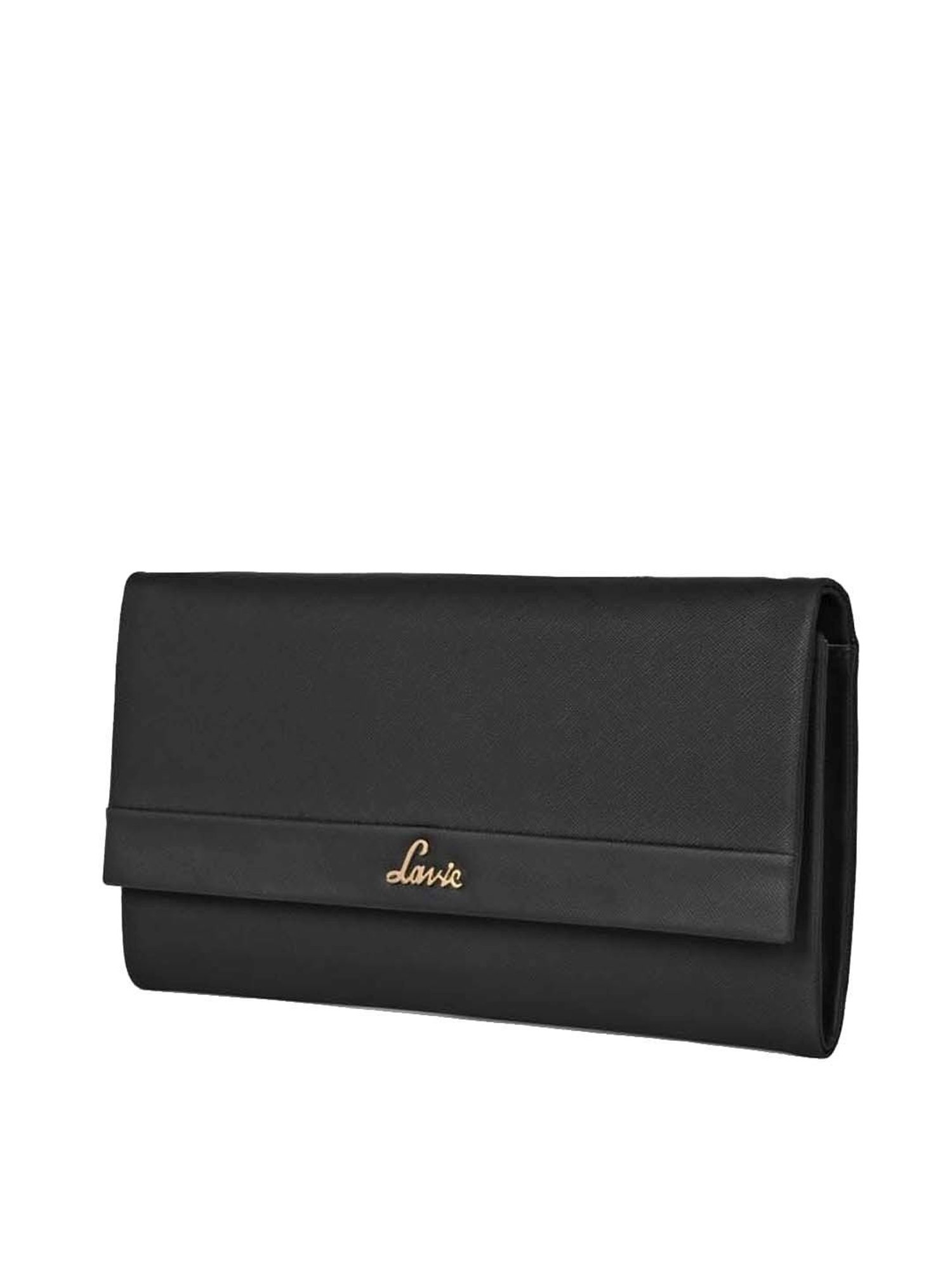 Lavie Black Solid Medium Sling Handbag