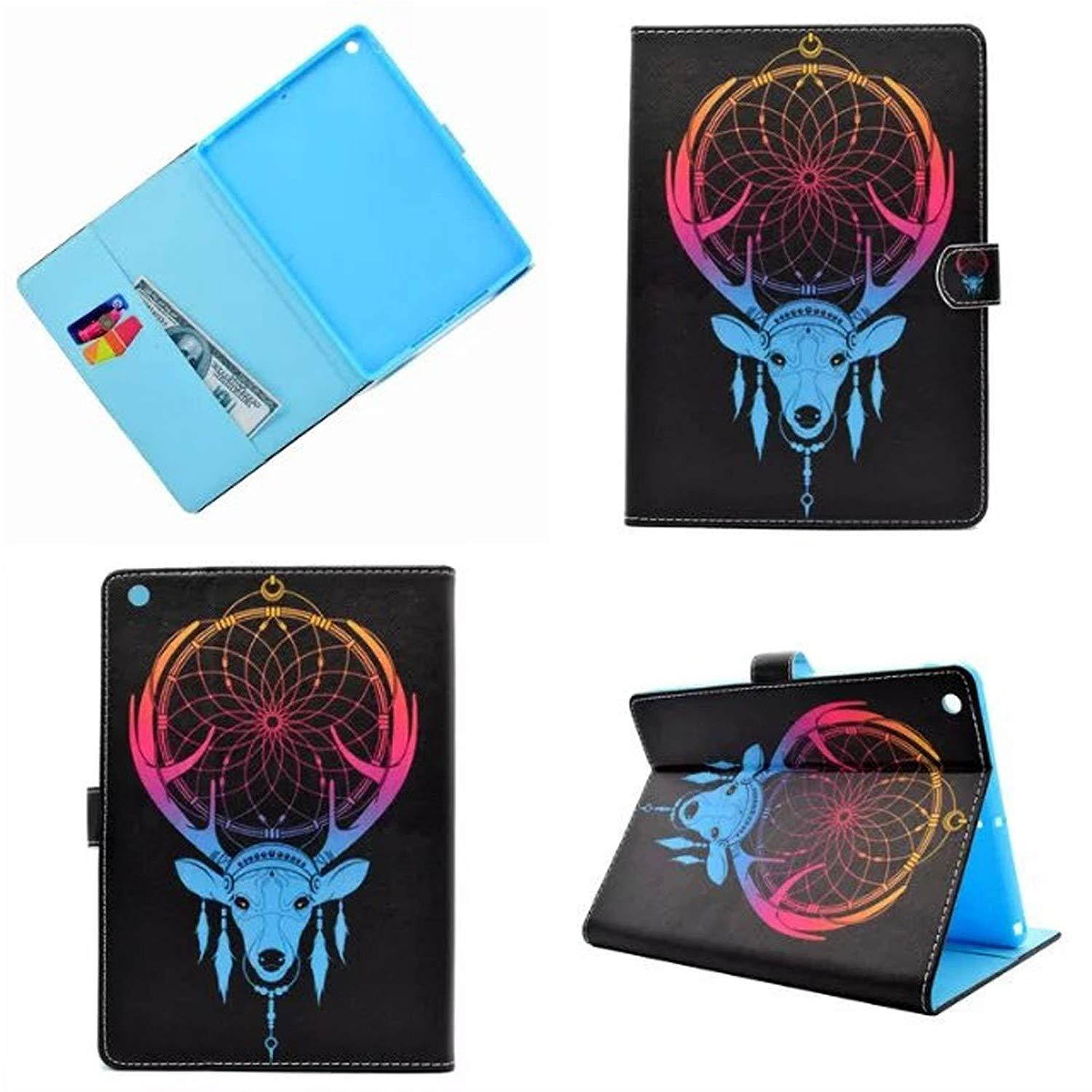 Artyond New iPad 9.7 2017/2018 Case,PU Leather Protective Case [Anti-slip Stripe] Smart Magnetic Cover With [Auto Wake/Sleep Feature] Soft TPU Card Slot Case For New iPad 9.7 2017/2018 (Head)