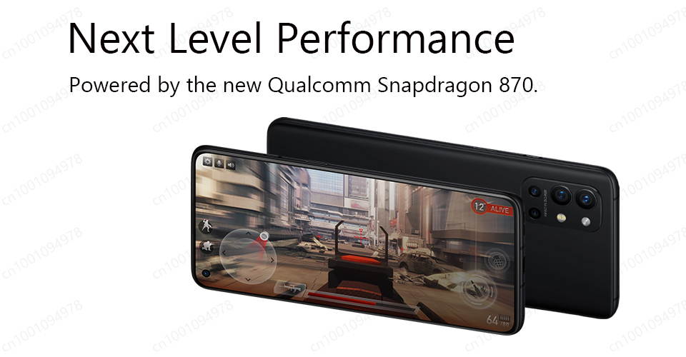 Global Rom OnePlus 9R 9 R 5G Smartphone 8GB RAM 128GB/256GB ROM Snapdragon 870 120Hz AMOLED Display 65W Warp 48MP Rear Camera NFC(In Hand)