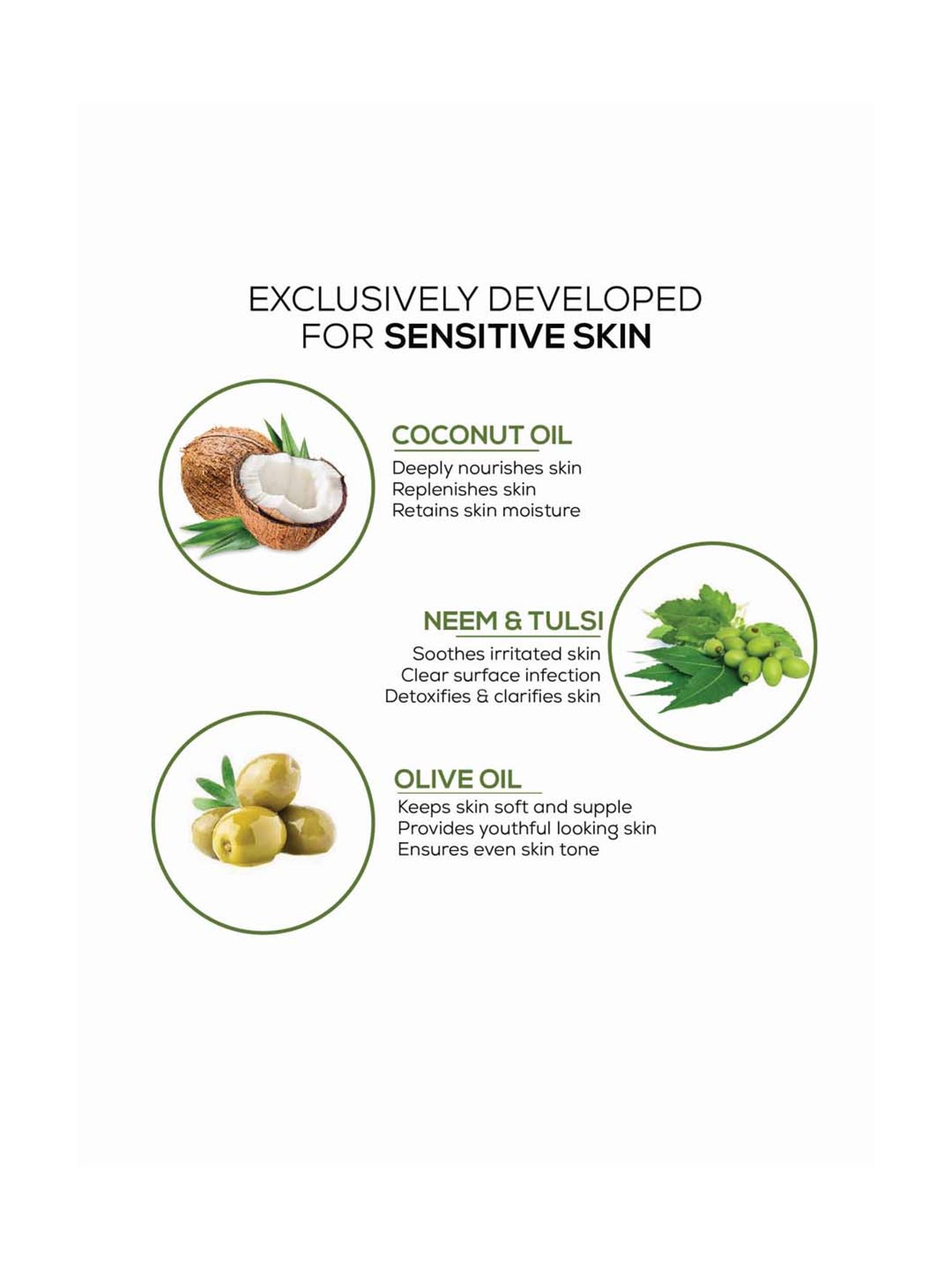 AyouthVeda Delicate Skin Pure Castile Soap - 100 gm