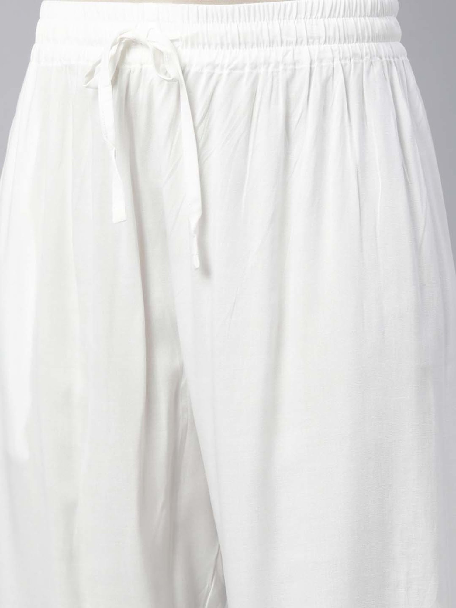 TWIN BIRDS White & Grey Regular Fit Pants - Set Of 2