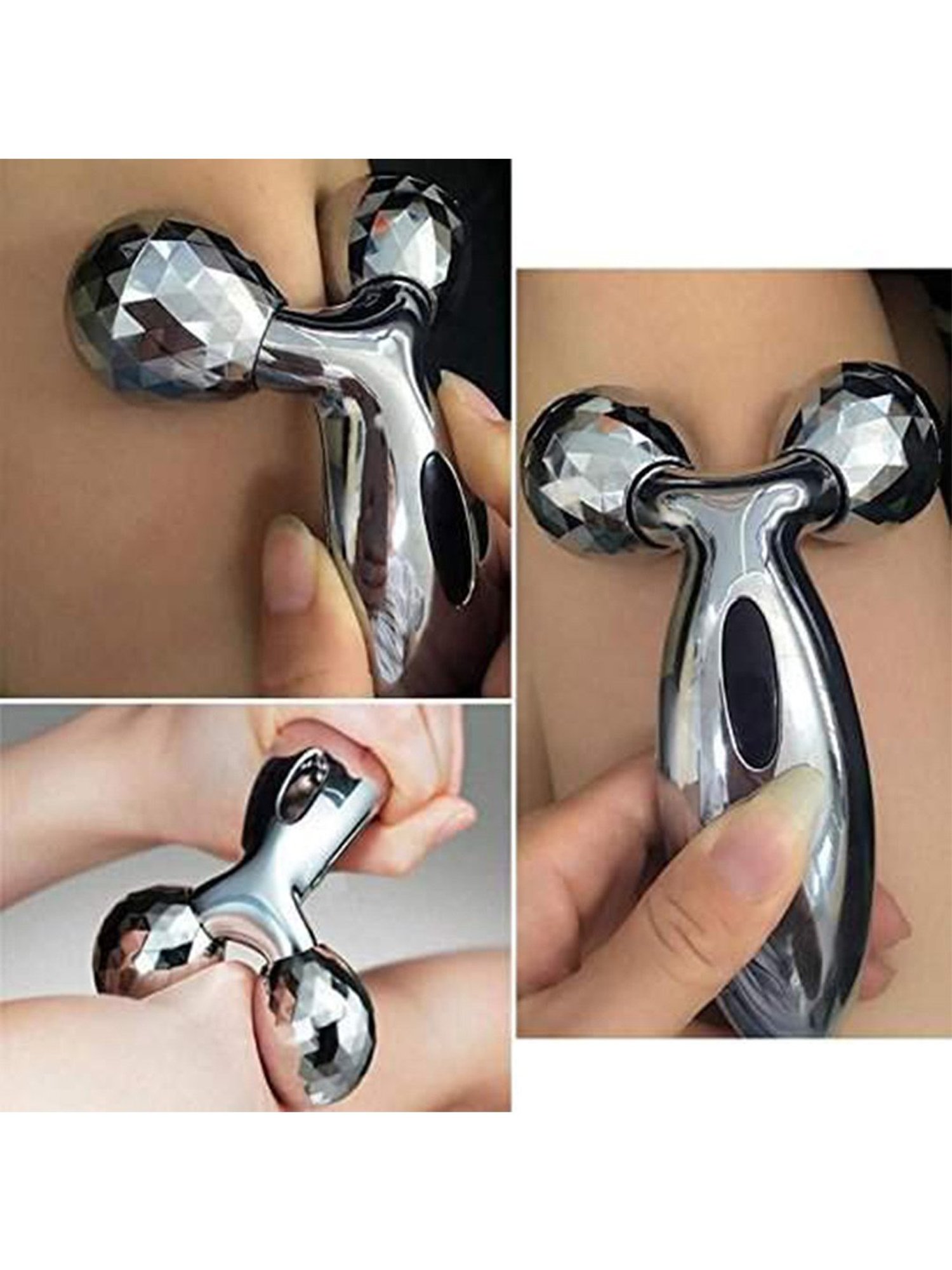 Kazarmaa 3D Manual Roller Face Body Massager