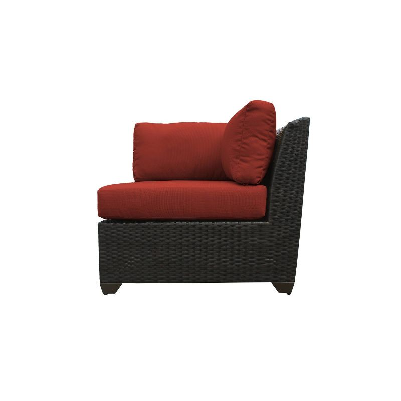 3pc Outdoor Wicker Conversation Set with Sofa Chairs & Table - Crestlive Products