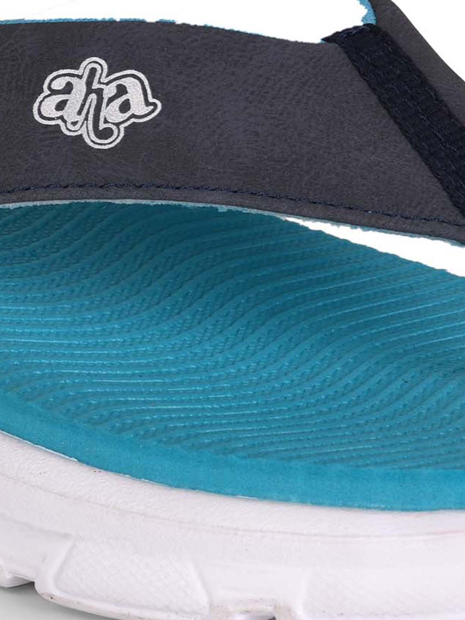 Aha by Liberty Women's Grey & Blue Flip Flops