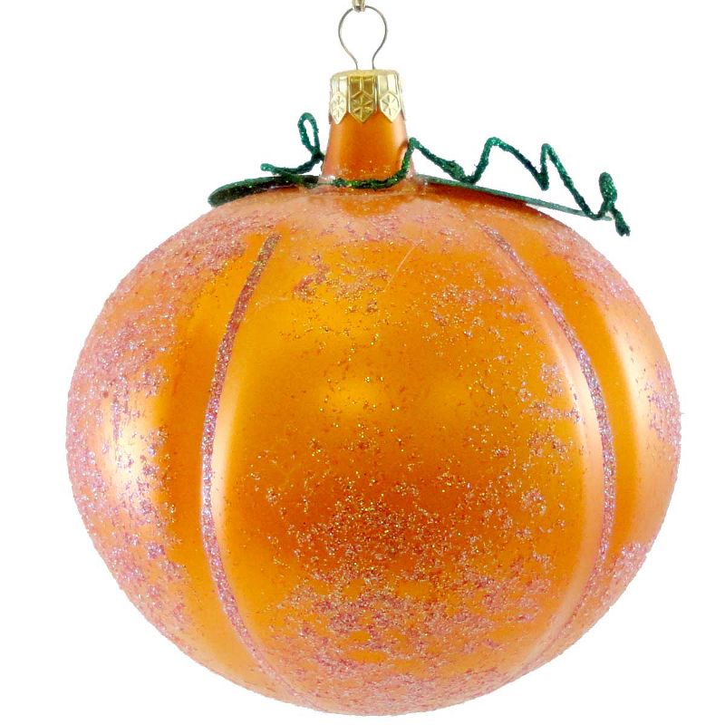 Italian Ornaments Pumpkin Face Italian Halloween Ornament  -  Tree Ornaments