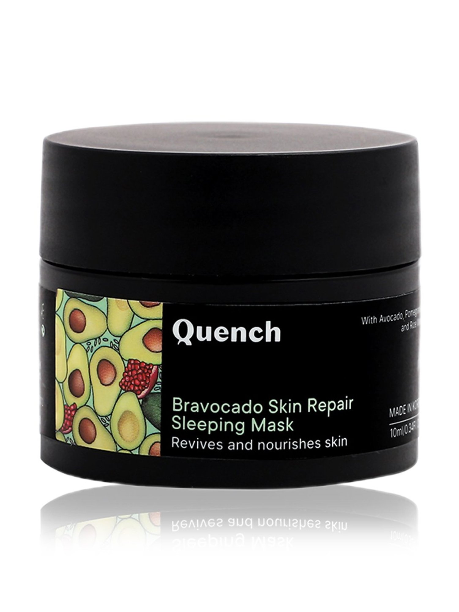 Quench Botanics Bravocado Skin Repairing Sleeping Mask - 10 ml
