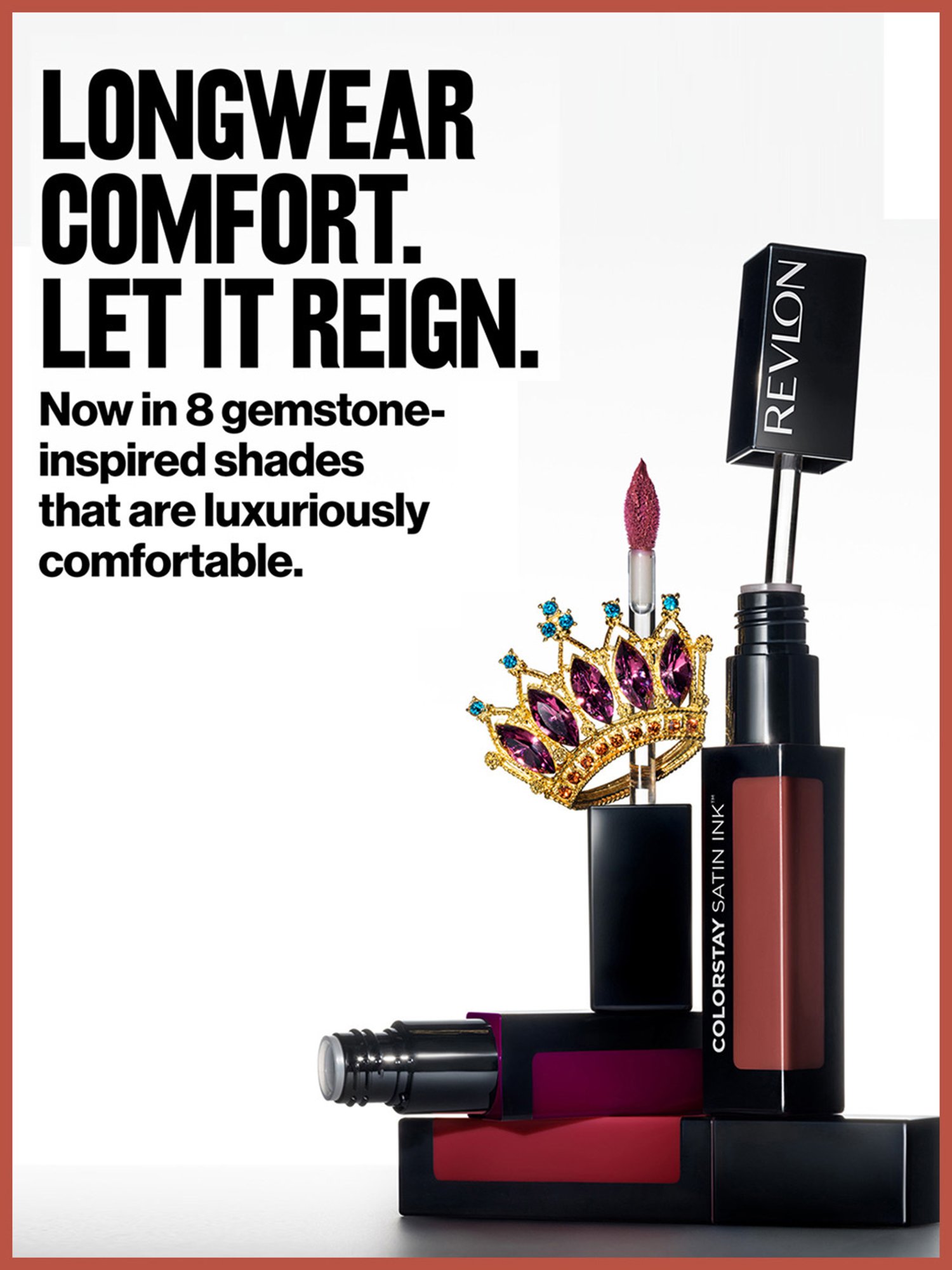 Revlon ColorStay Satin Ink Crown Jewels Liquid Lipstick Citrine Queen - 5 ml