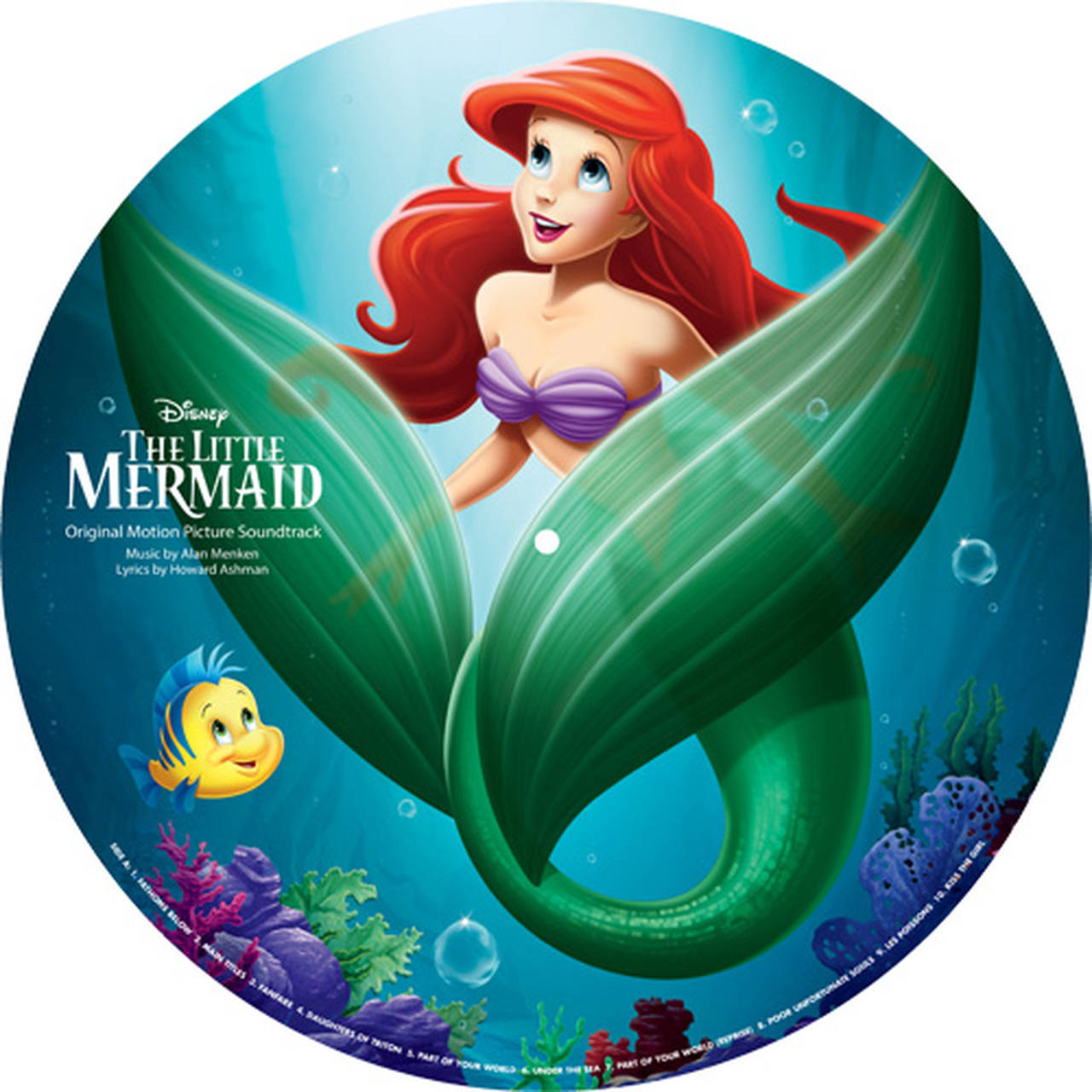 The Little Mermaid Soundtrack 180g LP (Picture Disc) (Vinyl)