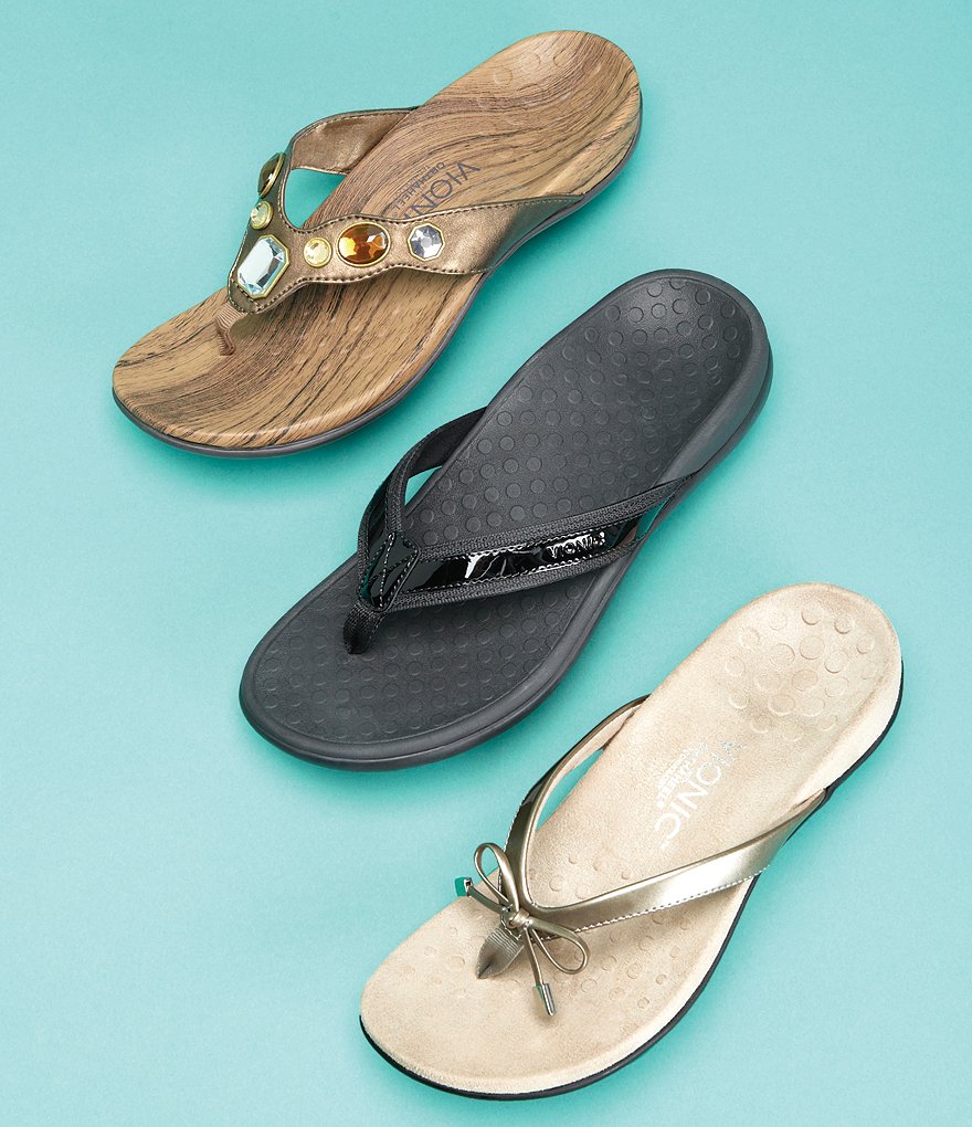 Vionic Bella II Bow Detail Flip-Flops