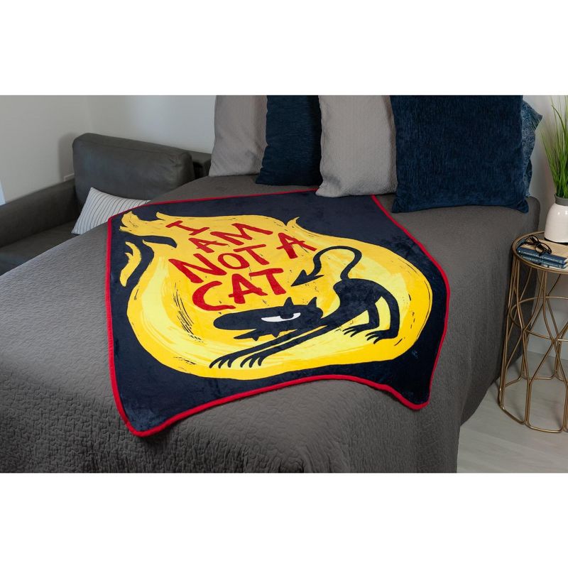 Just Funky Disenchantment Luci The Demon Large Fleece Throw Blanket | 60 x 45 Inches