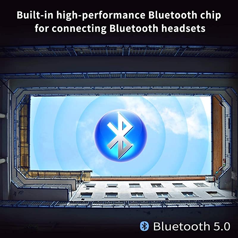 MP3 Player with Bluetooth 50 High Resolution and Full Touch Screen Builtin Speaker 8GB HiFi Lossless Sound Player with FM Radio Voice Recorder Supports up to 128GB Black