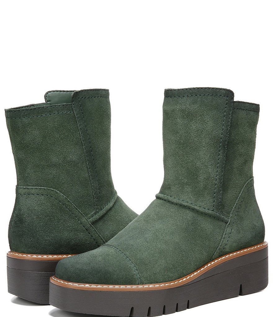 Naturalizer Wylie Suede Platform Booties