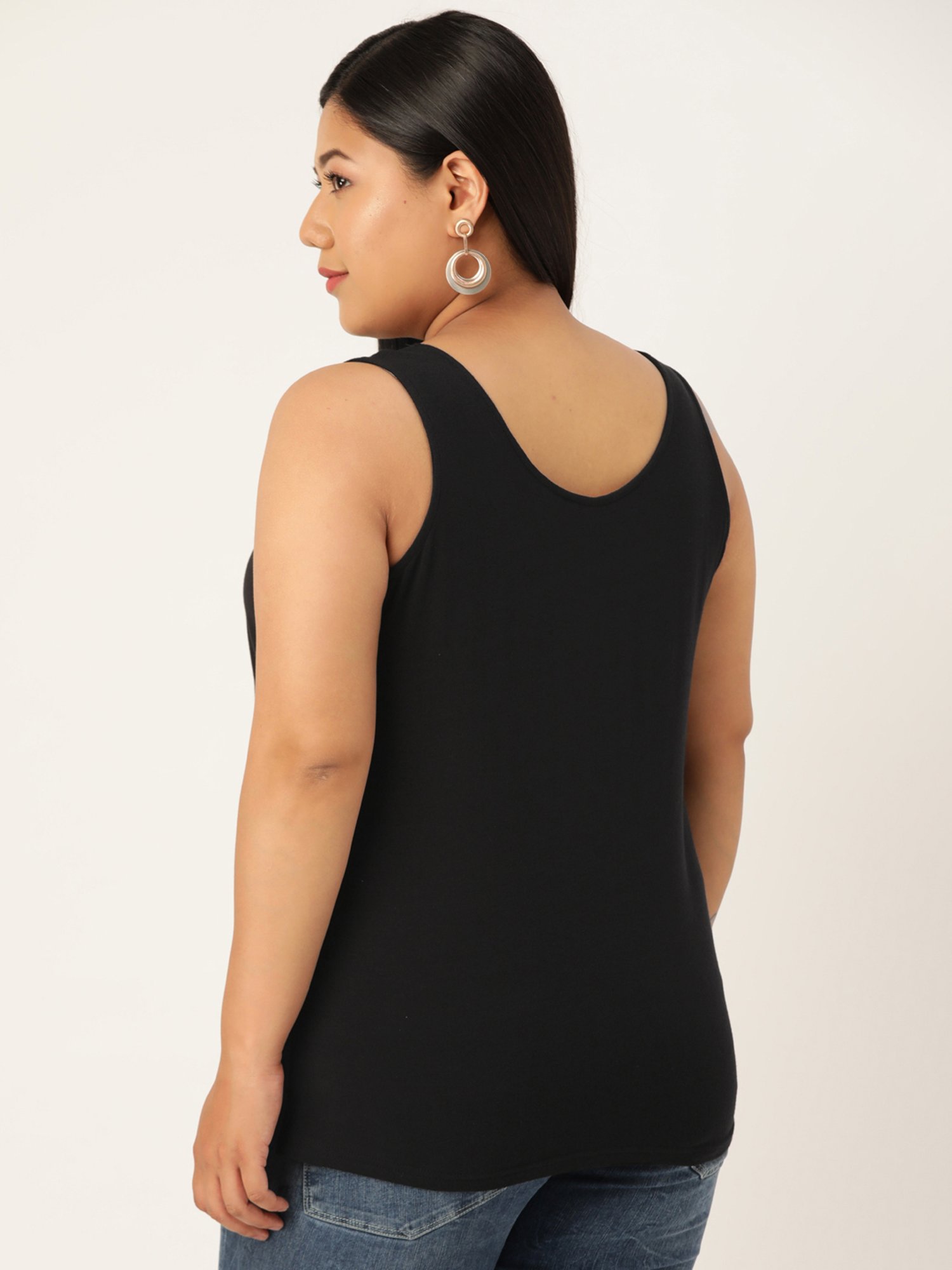 theRebelinme Black Camisole Top