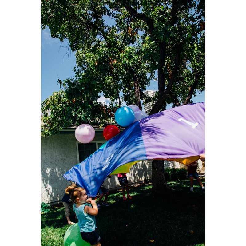 Pacific Play Tents Kids Play Parachute With Mesh Basket Center 12 Ft