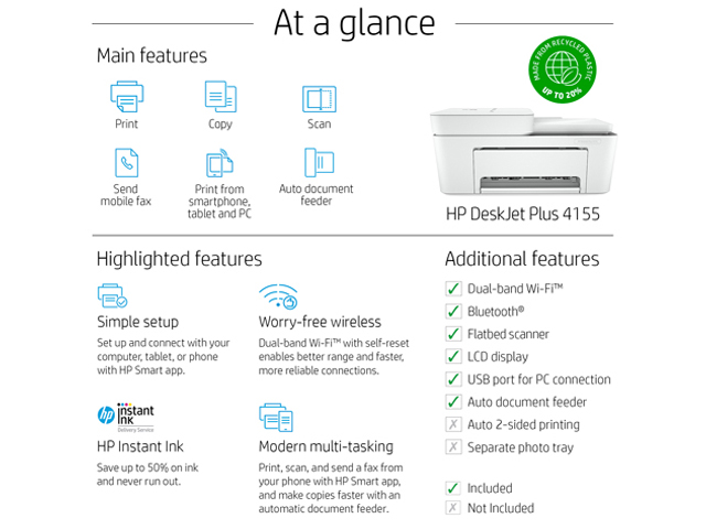 HP ENVY 6055e All-in-One Printer w/ 6 Months Free Ink through HP Plus