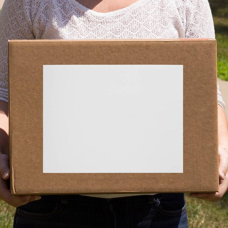 JAM Paper Shipping Labels 8.5" x 11" 10ct - White