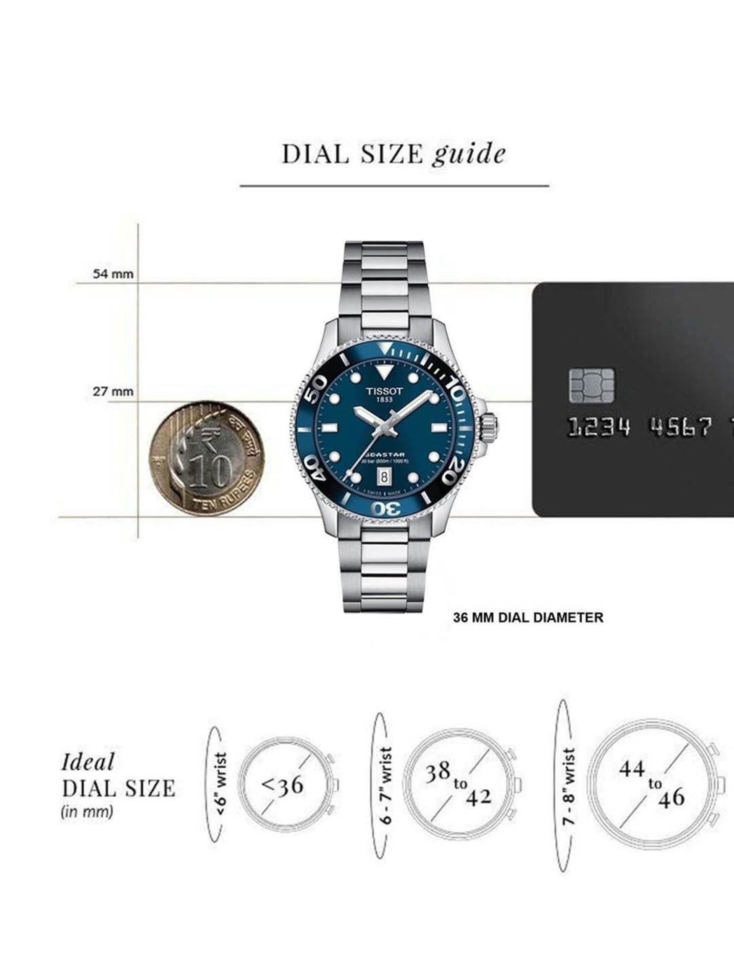 Tissot T-Sport T1202101104100 Analog Unisex Watch