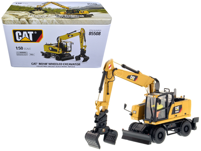 CAT Caterpillar 349F L XE Hydraulic Excavator with Operator "High Line" Series 1/50 Diecast Model by Diecast Masters