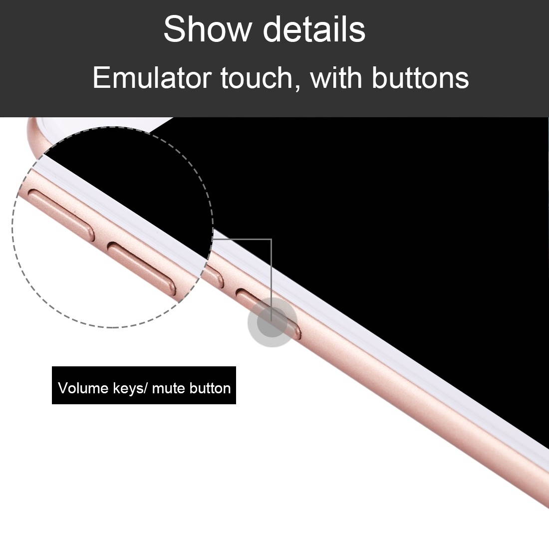 For iPhone 8 Dark Screen Non-Working Fake Dummy Display Model(Red)