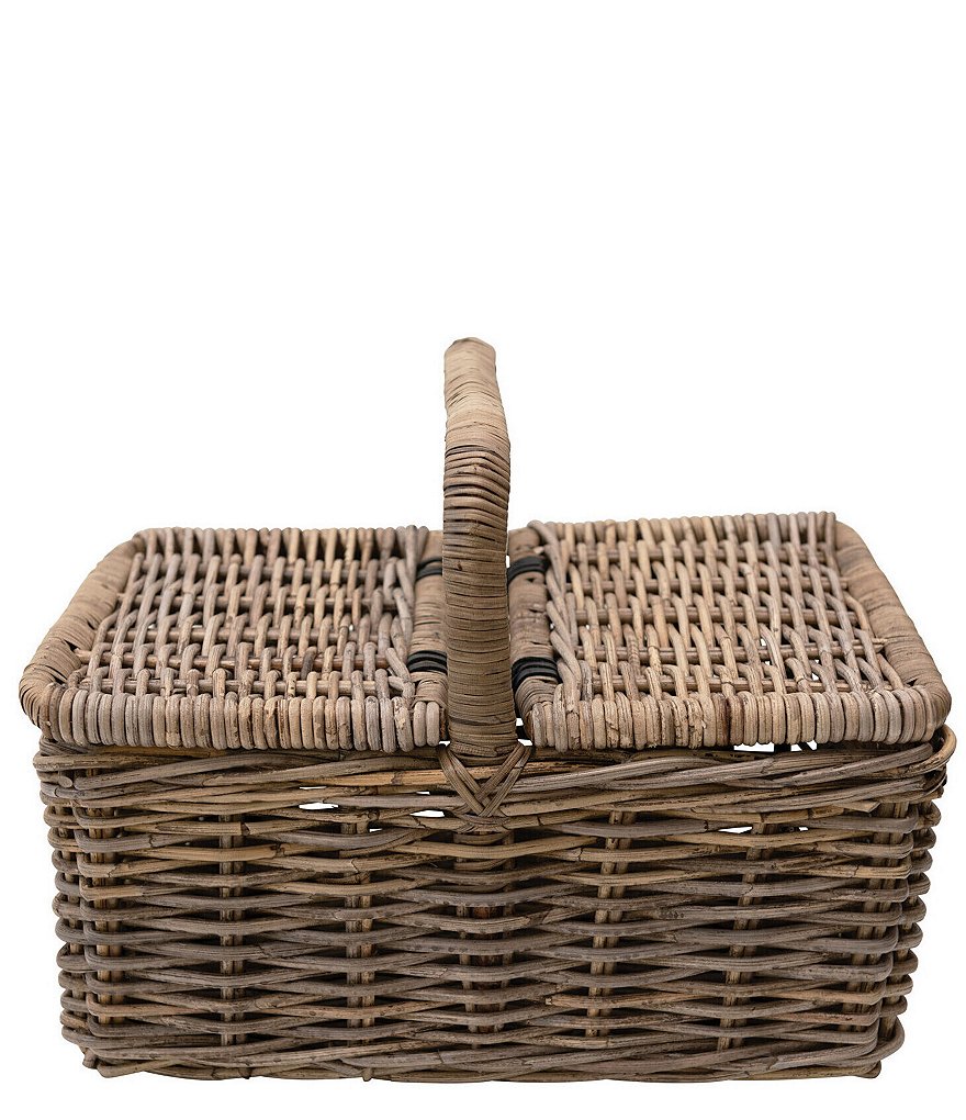Edgehill Collection Rattan Picnic Basket