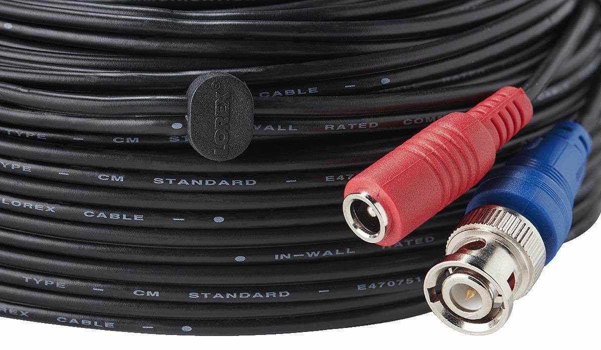 Lorex 100 ft Premium 4K RG59/Power Accessory Cable