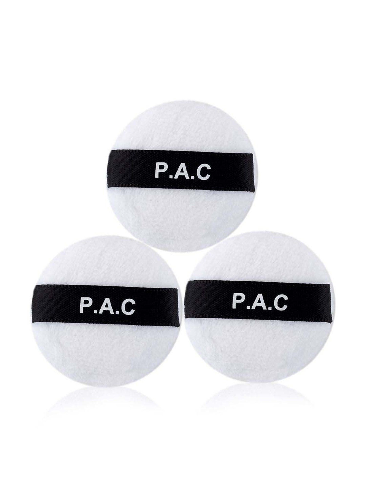 PAC Mini Cotton Puff Round White - 3 Pcs