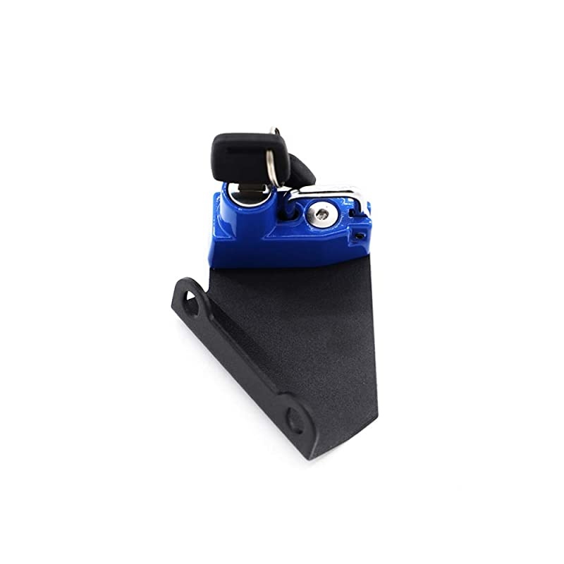 Motorcycle Helmet Lock Anti-Theft Helmet Security Locks Compatible with YZF-R1/M 2015-Newer, YZF-R6 2017-Newer-Blue