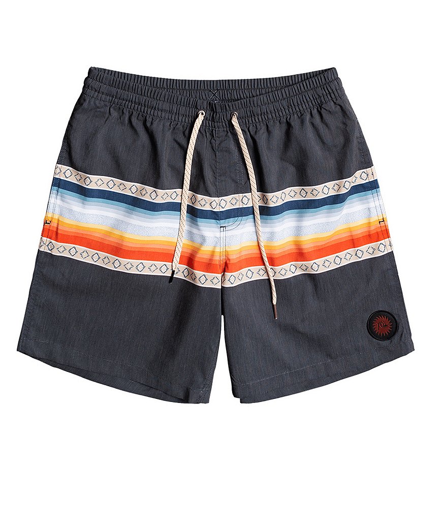 Quiksilver Sun Faded 17#double; Outseam Volley Shorts