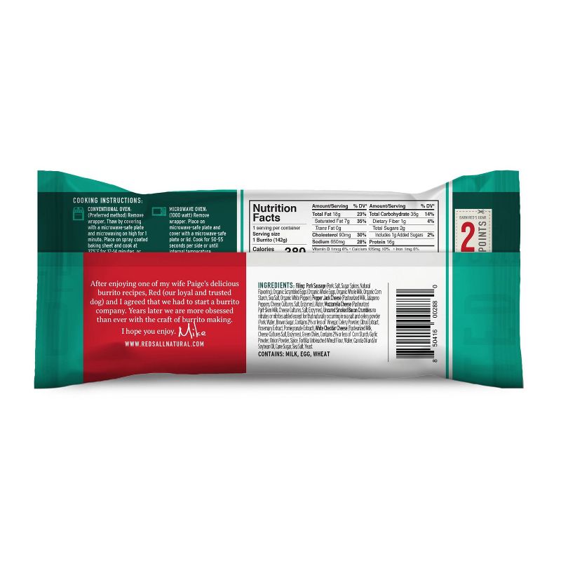 Red's Meat Lovers Breakfast Burrito - 5oz