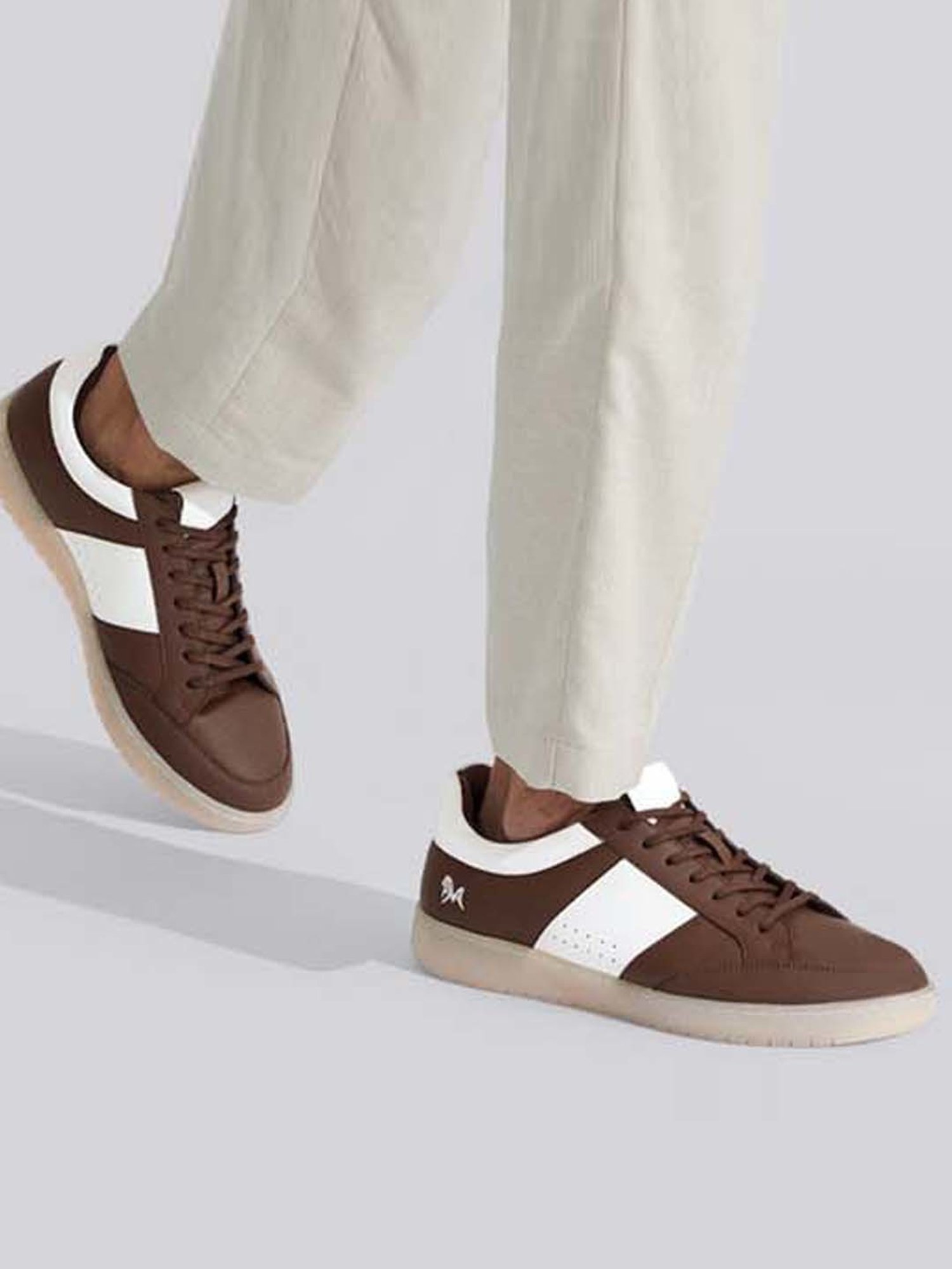 Neemans Men's Brown Casual Sneakers
