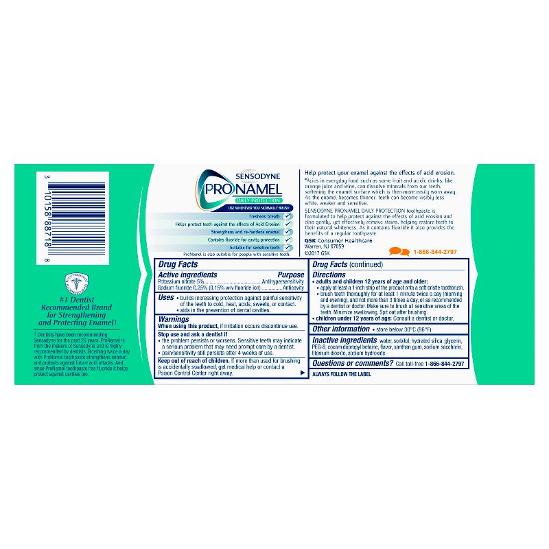Sensodyne PROnamel Daily Protection Toothpaste - 4oz/2ct