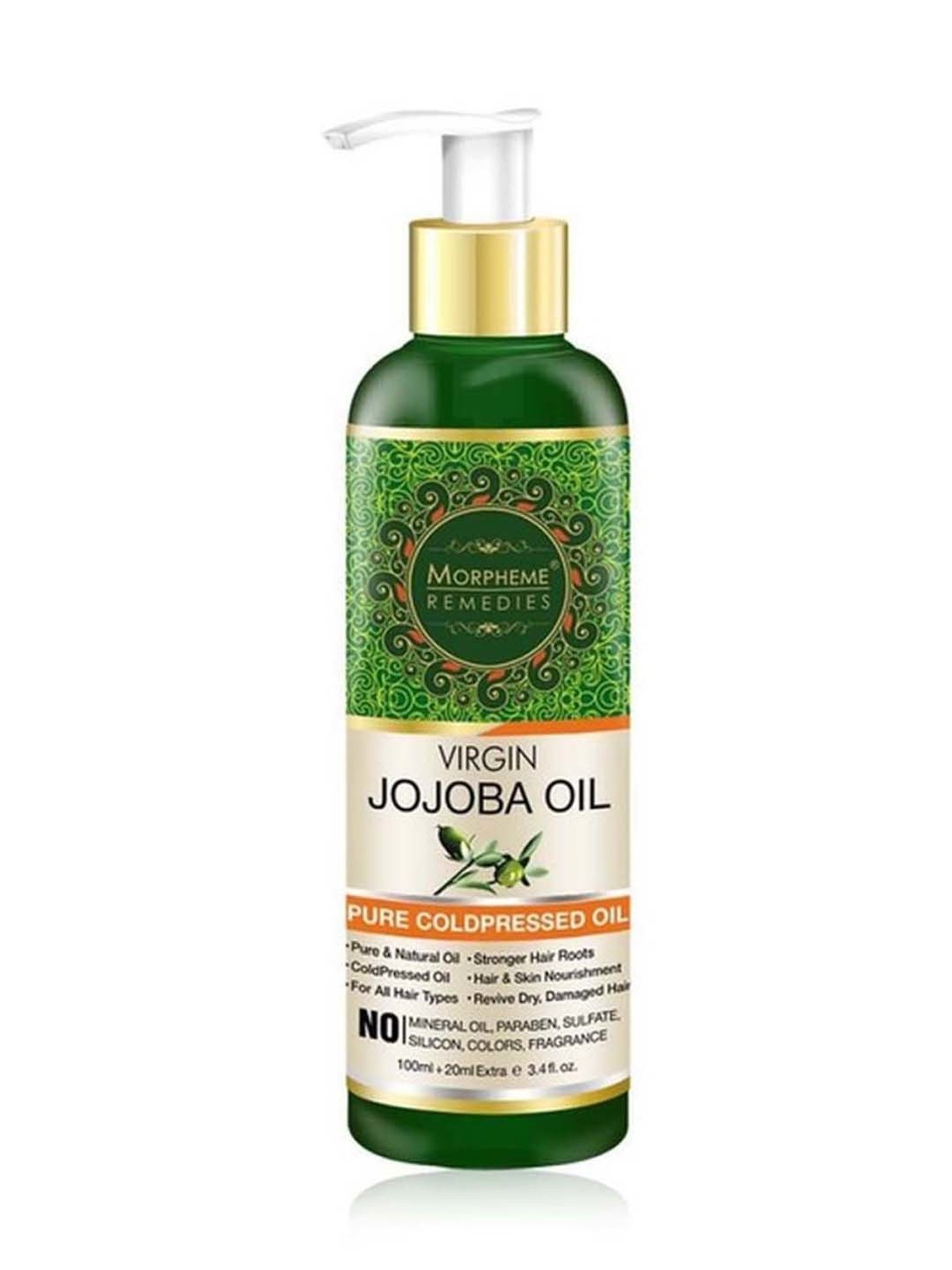 Morpheme Remedies Cold Pressed Virgin Jojoba Oil - 120 ml