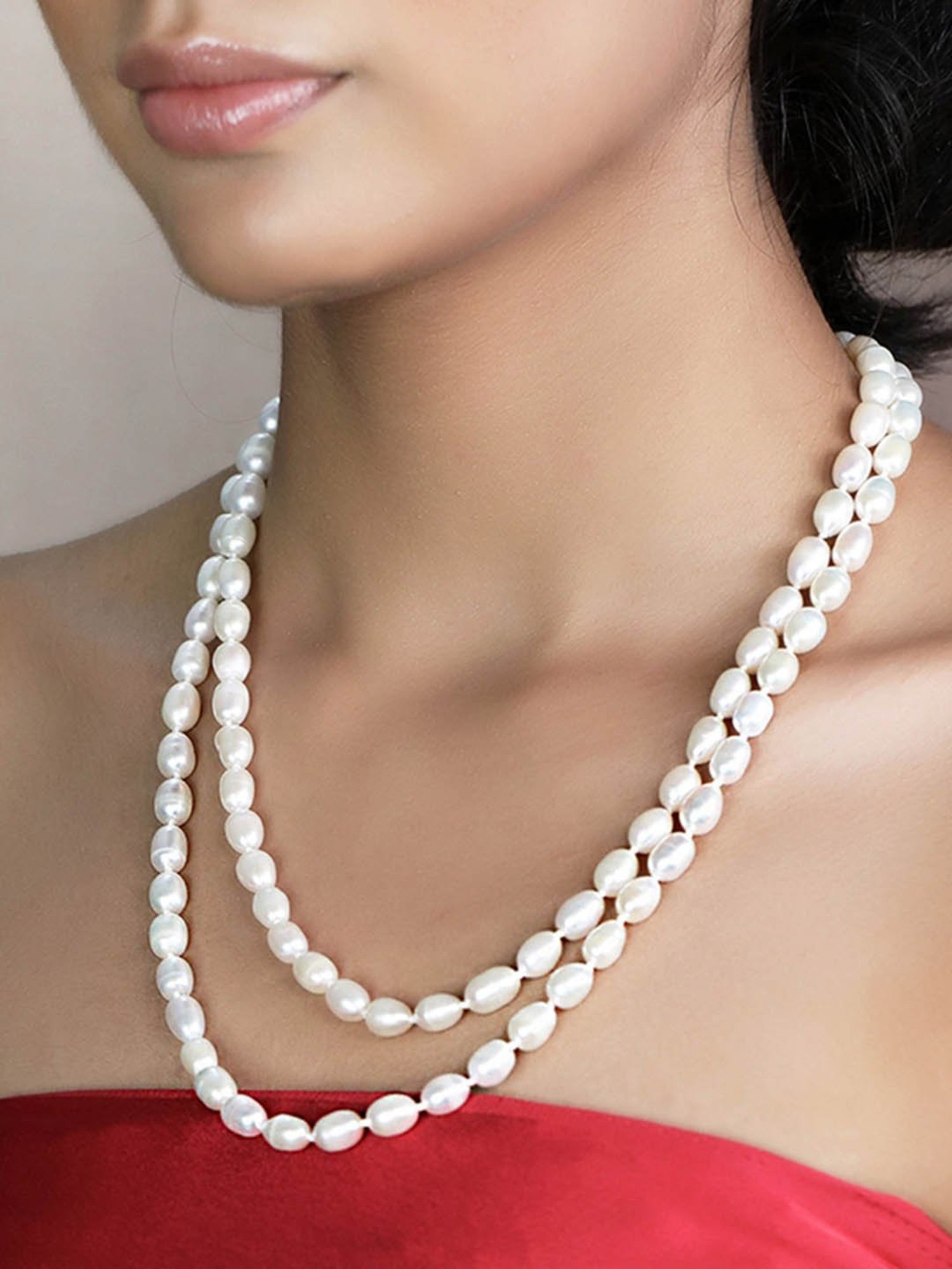 Ornate Jewels 92.5 Sterling Silver Necklace Set for Women