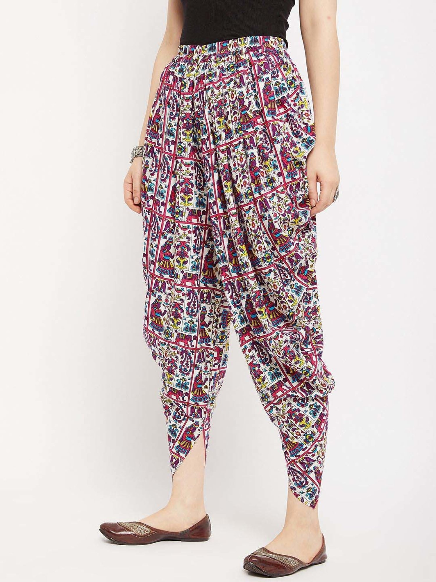 Castle Multicolored Printed Dhoti Pants