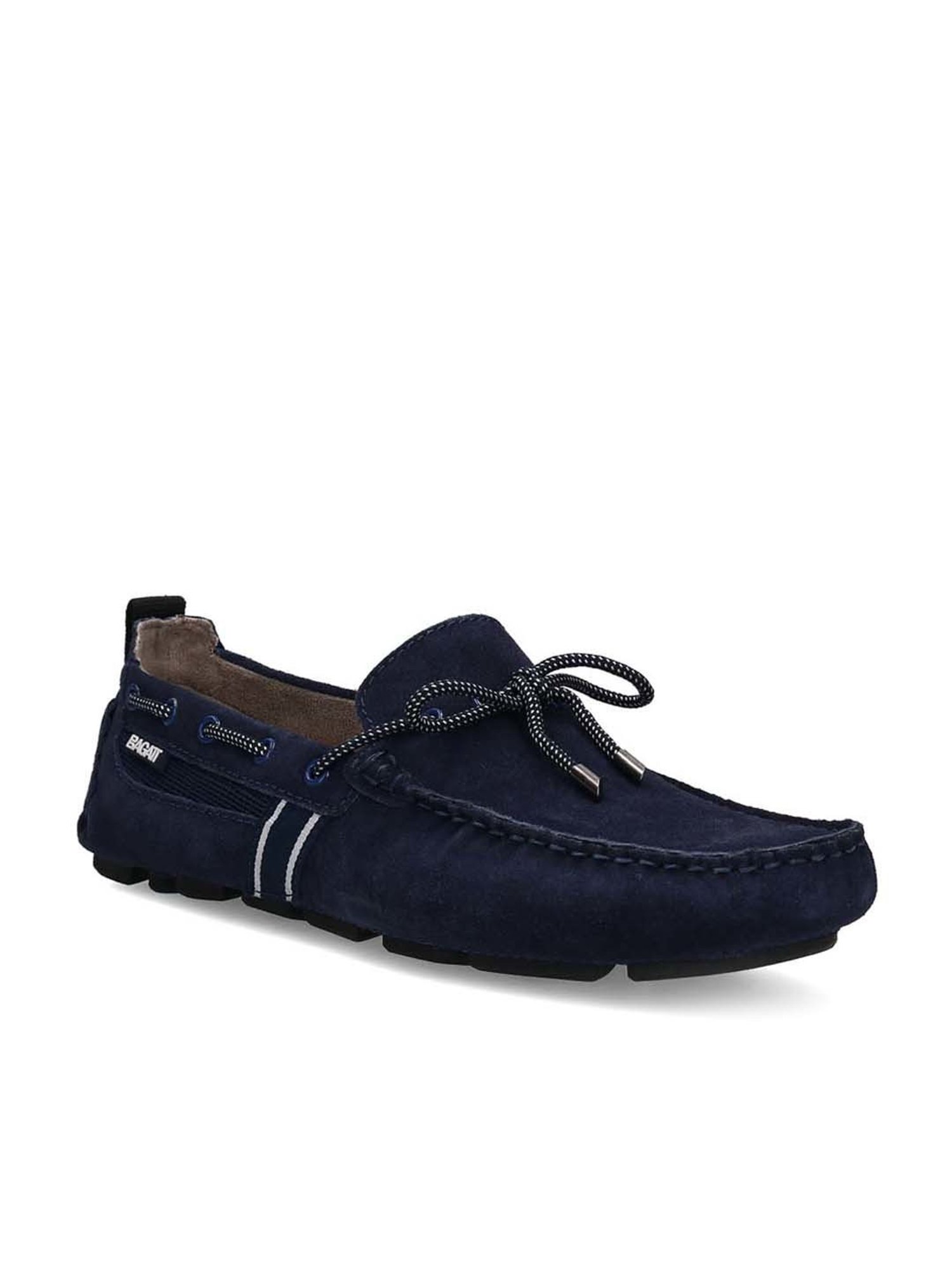 Bagatt Men's Hexa Blue Boat Shoes