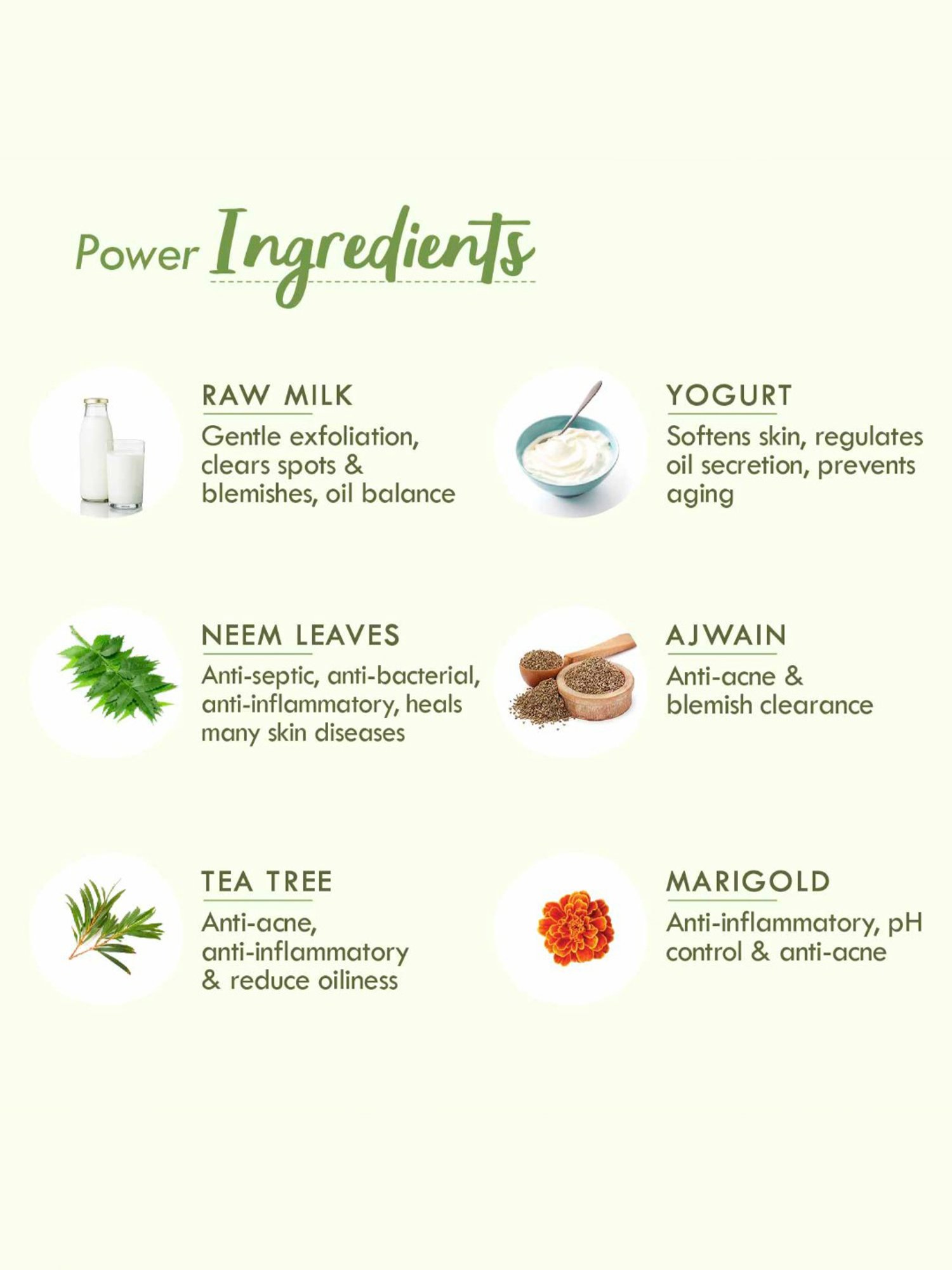 Nat Habit Neem Ajwain Fresh Ksheer Lepa - Pack of 2