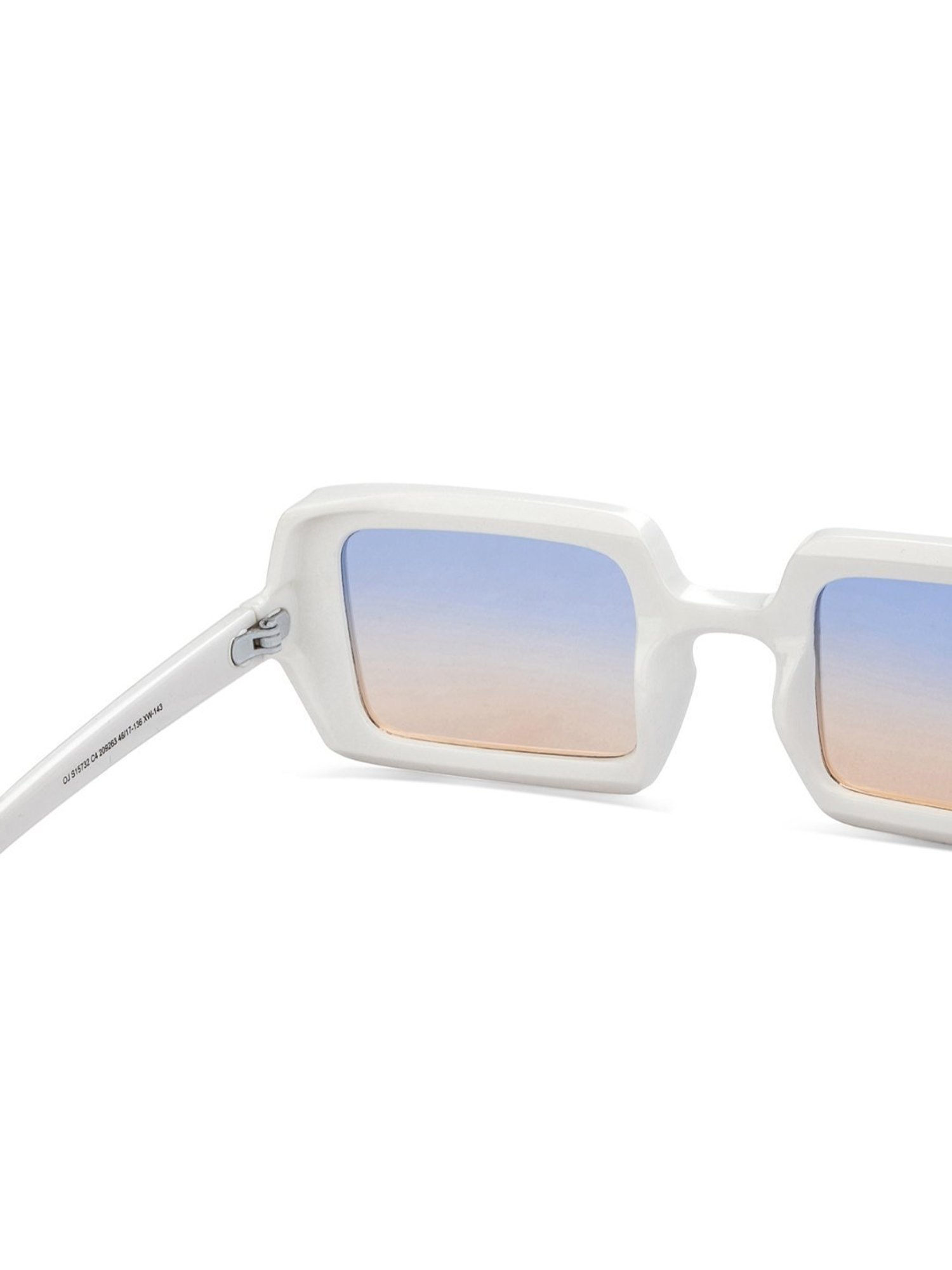 OJOS Blue Square Polarised and UV Protected Lens Unisex Sunglasses