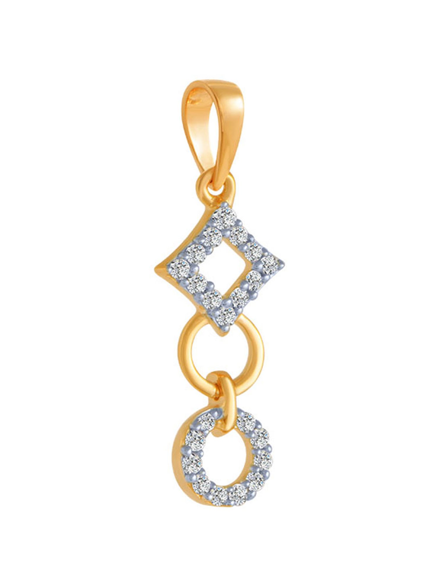 P.C. Chandra Jewellers 18 kt Gold & Diamond Pendant