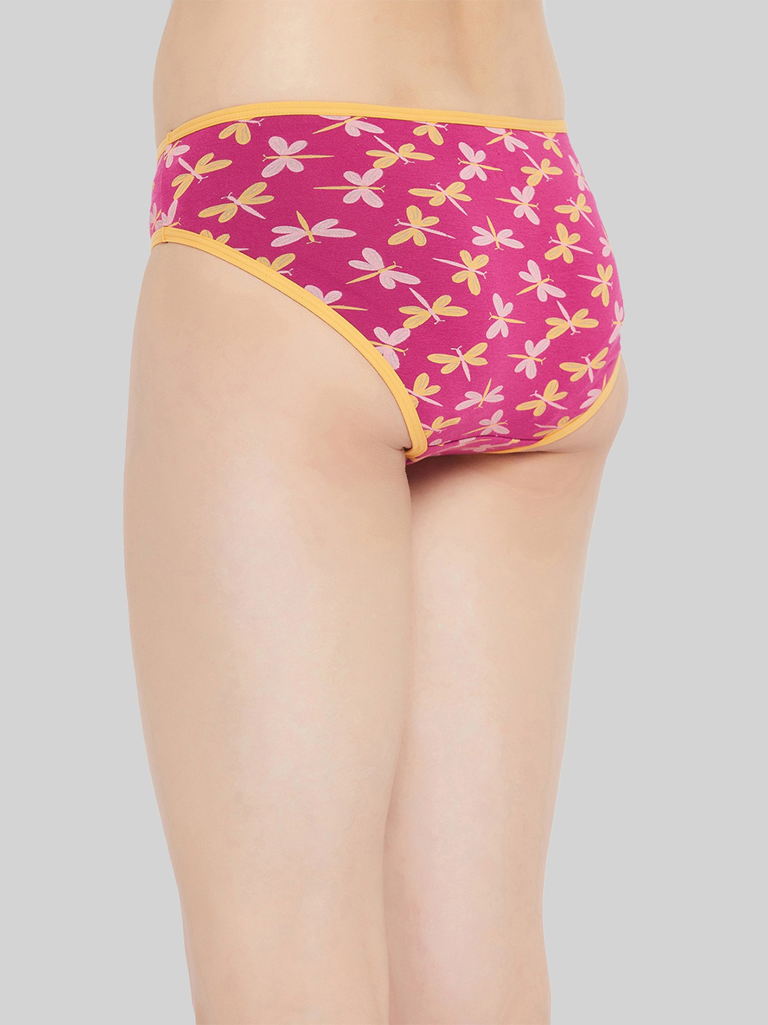 Clovia Multicolor Printed Bikini Panty - Pack of 3