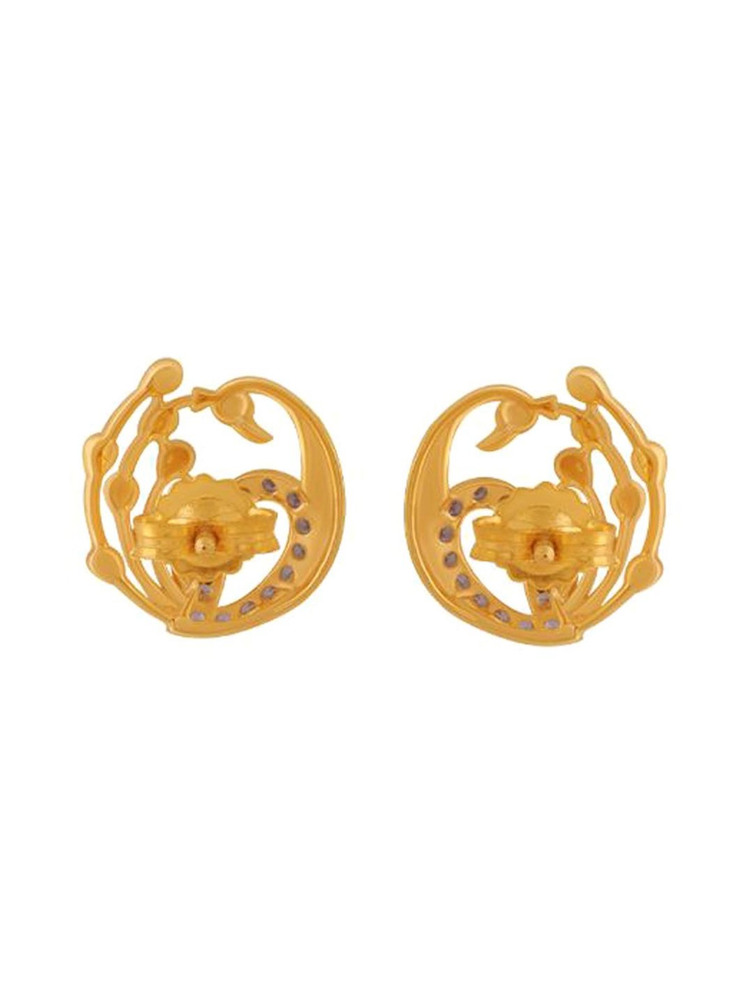 P.C. Chandra Jewellers 14 kt Gold Earrings