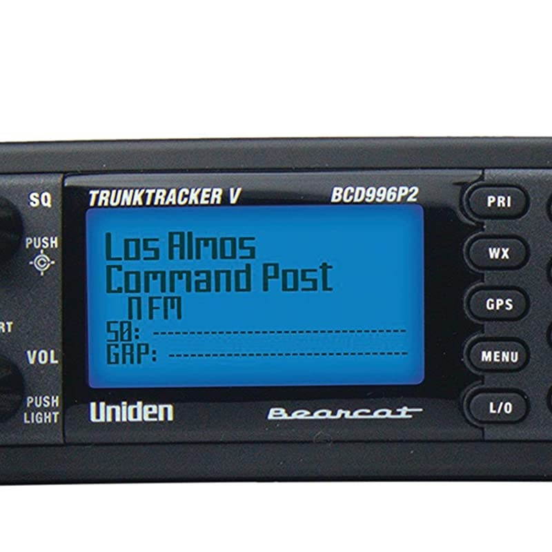 BCD996P2 Digital Mobile TrunkTracker V Scanner 25000 Dynamically Allocated Channels Close Call RF Capture Technology 4Line Alpha display BaseMobile Design Phase 2 LocationBased Scanning