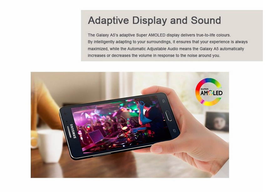 Original Unlocked Samsung Galaxy A5 A5000 13.0MP 5.0 Inch 2GB RAM+16GB ROM Quad Core Dual SIM Touchscreen Smartphone