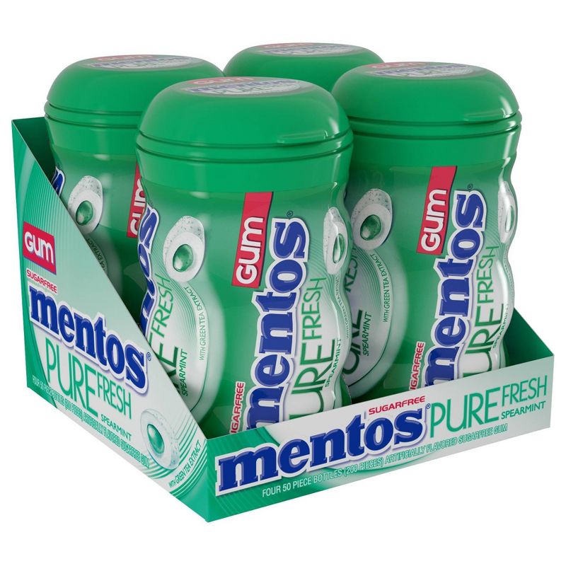 Mentos Pure Fresh Spearmint Sugar-Free Gum - 50ct