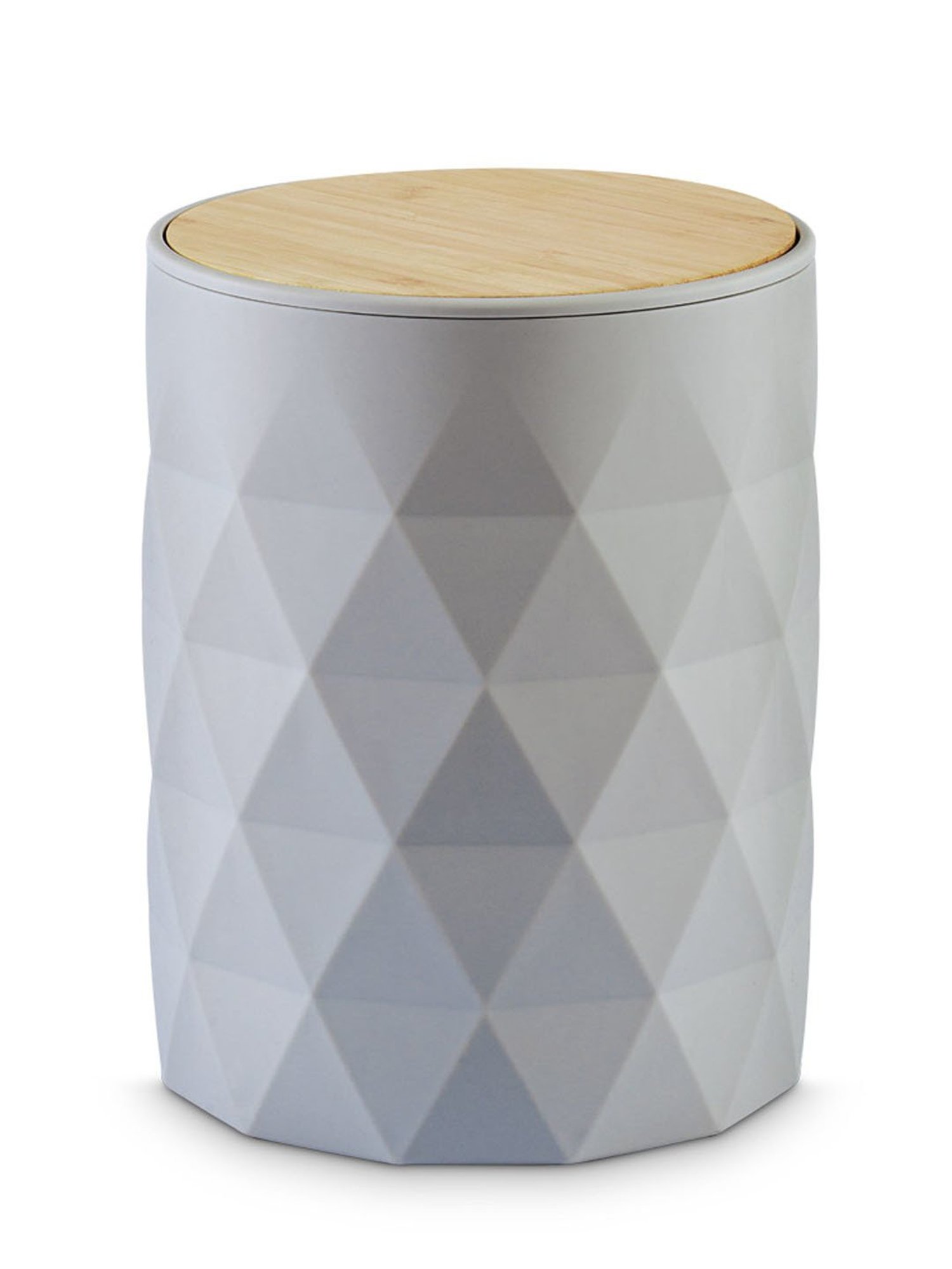 Freelance Grey SAN material (Styrene Acrylonitrile) Set of 1 Dustbins