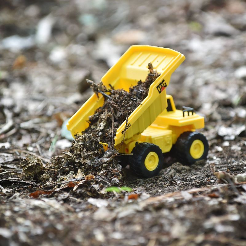 Maxx Action Mini Construction Lights & Sounds Vehicles – Front End Loader, Excavator and Dump Truck - 3pk